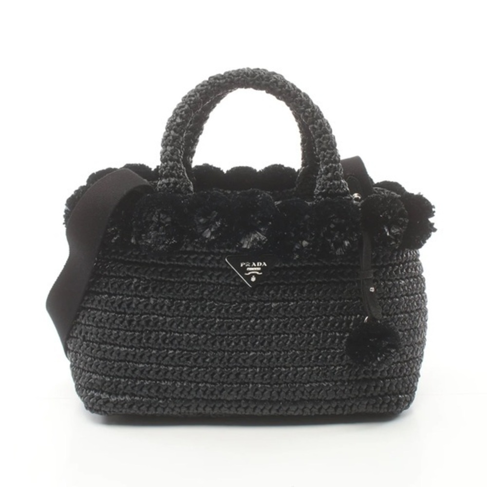 ❌SOLD❌ Prada RAFIA CROCHET Handbag Tote